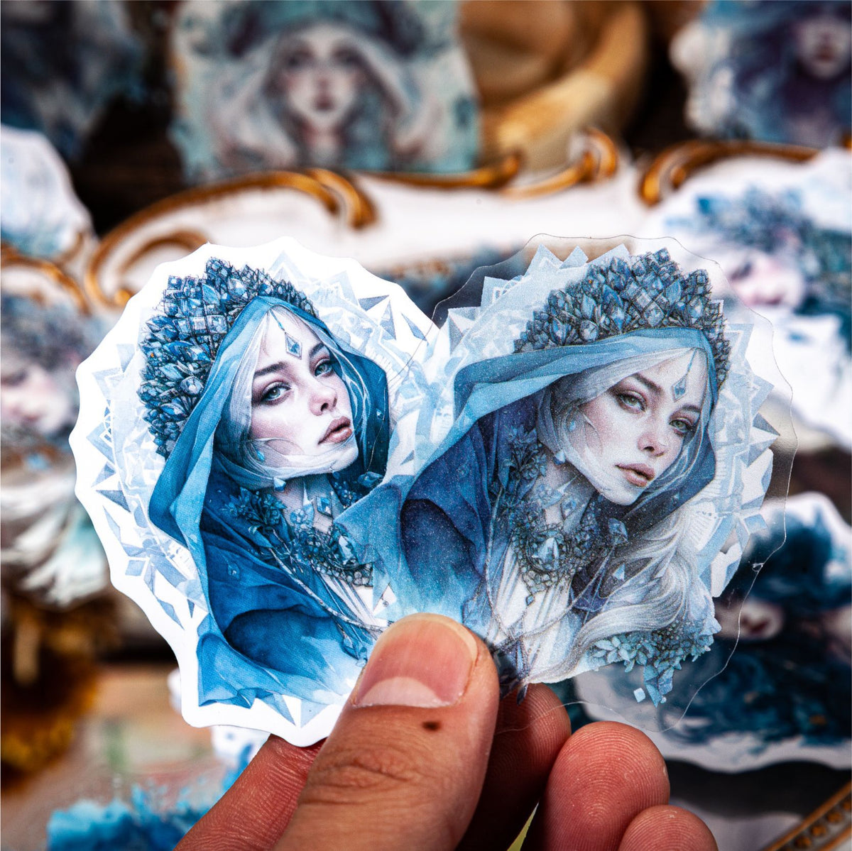 Retrostory Magic Fairy Series Creative Stickers Background Self-Adhesive Base Decoration Journaling Landscaping Stickers