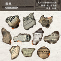 Retrostory Time Fragments Series Creative Sticker Pack Retro Style Base Decoration Collage Landscaping Journal Stickers