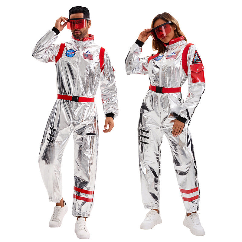 Amazon Cross-Border New Cos Astronaut Costume Halloween Performance Costume for Men and Women Wandering Earth Astronaut Costume