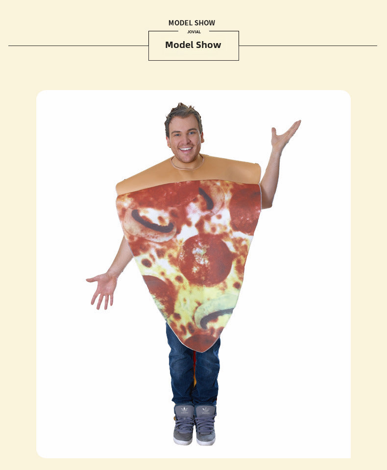 Cross-border Supply Carnival Halloween cosplay Masquerade Stage Costume Adult Delicious Pizza Costume