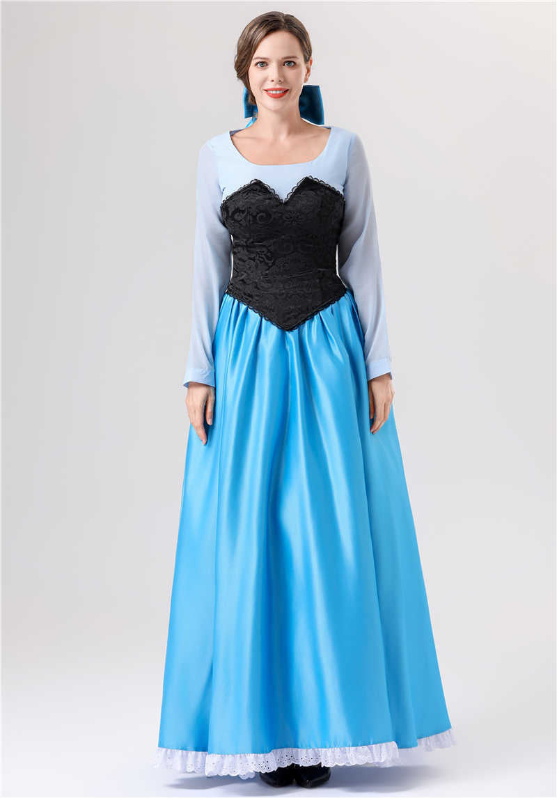 Fairy Princess dress Vicious Queen Sleeping Beauty Cinderella Plays Halloween Stage Performance Evening Costume