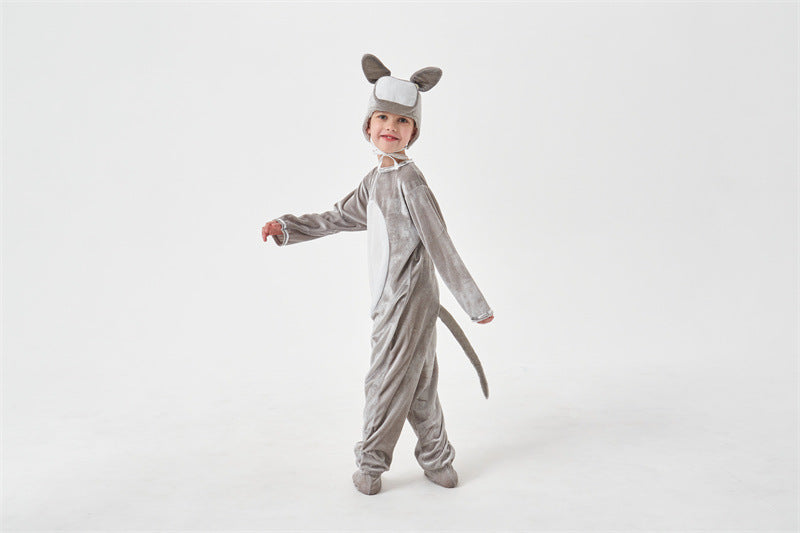 Halloween animals children's little donkey men and women cos animal jumpsuit children's day stage performance clothing