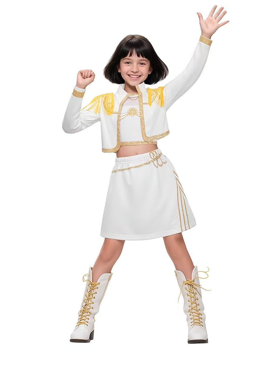 New Huntress Girl Group K-Pop Rumi Milazzo Cosplay Costume Korean Wave Cosplay Children's Performance Costume Halloween