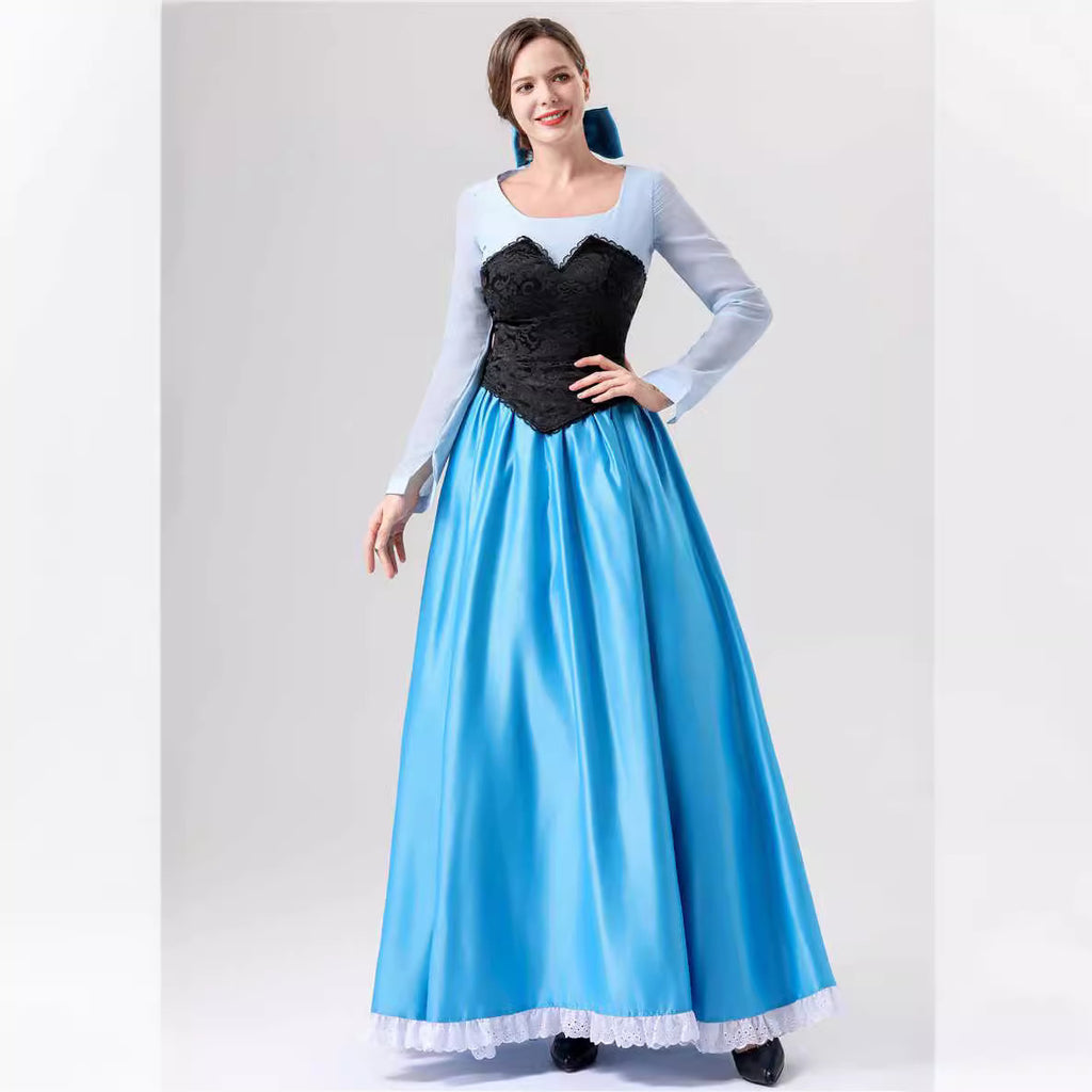 Fairy Princess dress Vicious Queen Sleeping Beauty Cinderella Plays Halloween Stage Performance Evening Costume