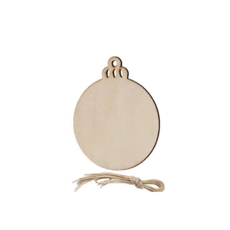 Christmas Crafts Creative Christmas Tree Ornaments Carved Wood Holiday Party Decoration Tags Home Decoration Props