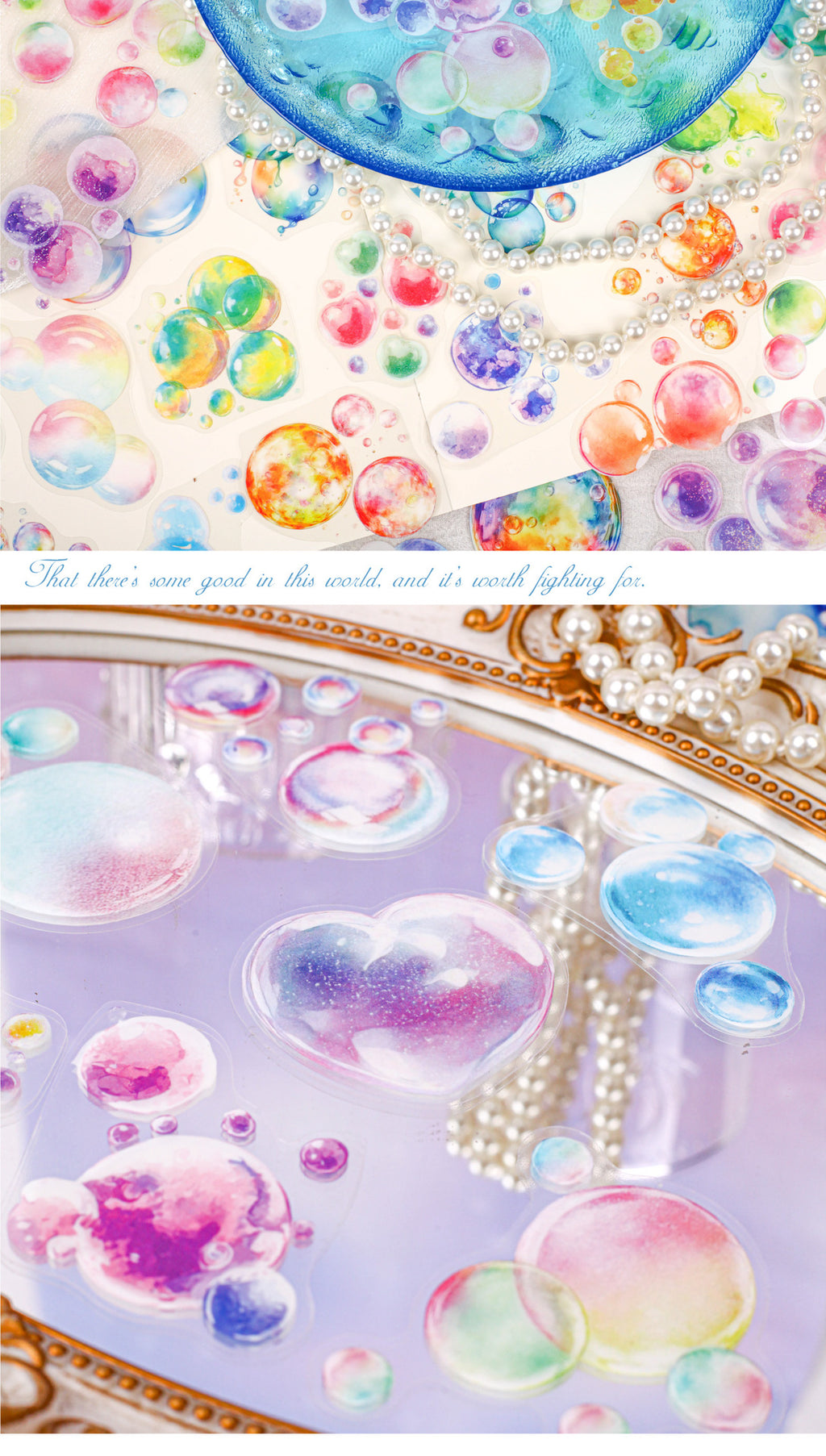 Retrostory Dream Bubble Wonderland Series Creative Bubble Base Handbook Landscaping Collage Paper Decorative Material Paper Sticker