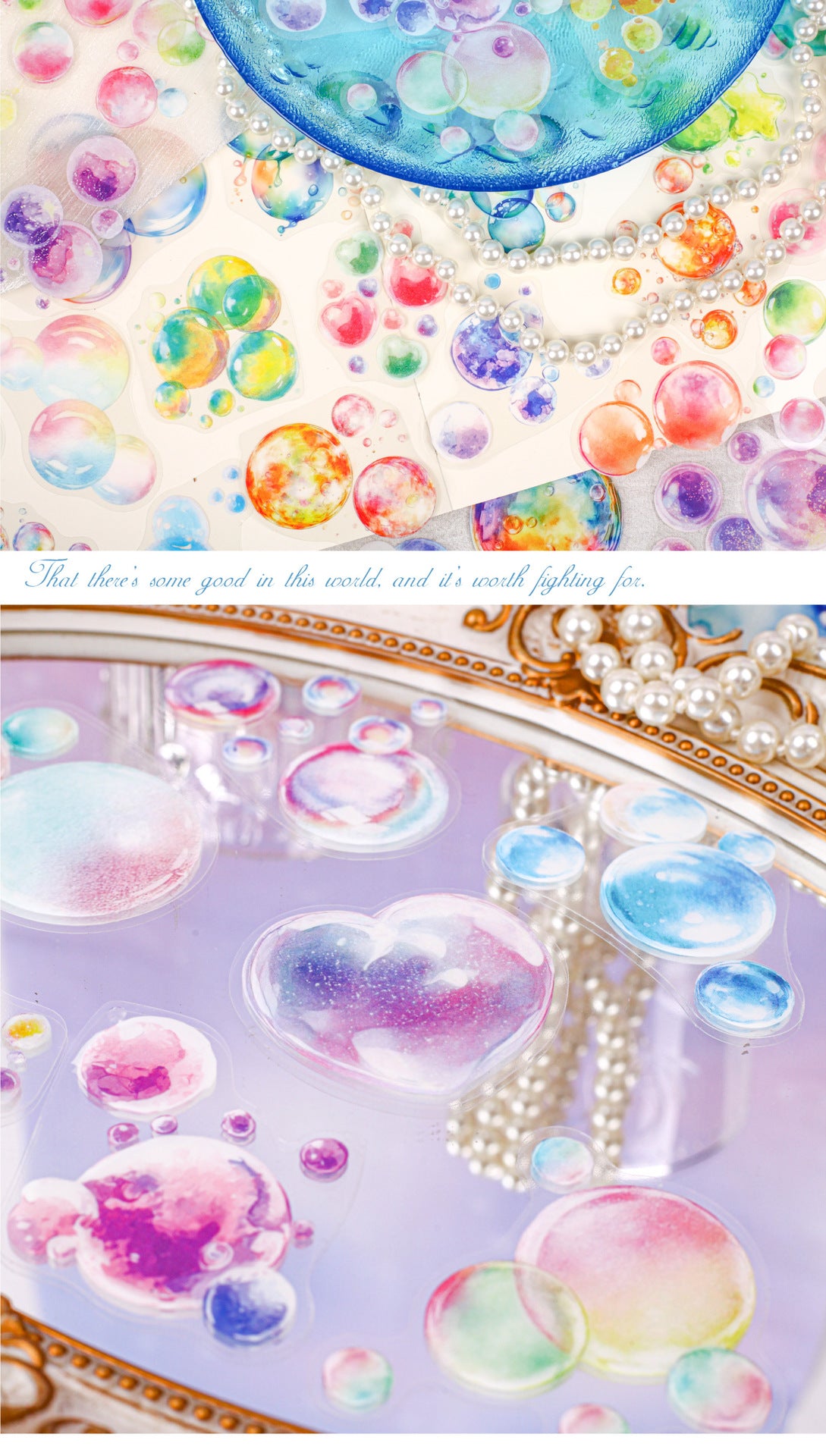 Retrostory Dream Bubble Wonderland Series Creative Bubble Base Handbook Landscaping Collage Paper Decorative Material Paper Sticker