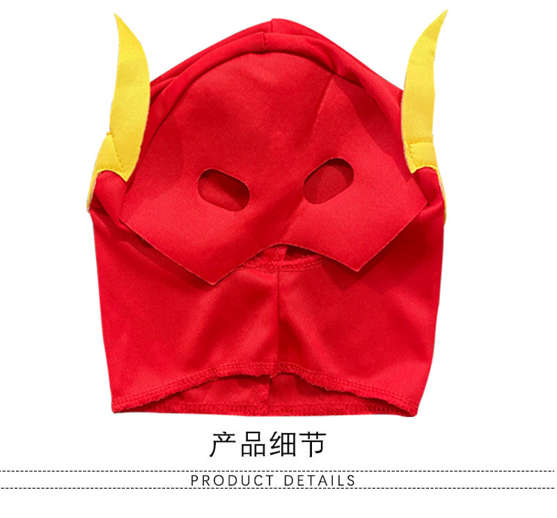 Halloween Kids Superhero Muscle Dress Up The Flash Dress Up Boys Anime Figure Cosplay Costume