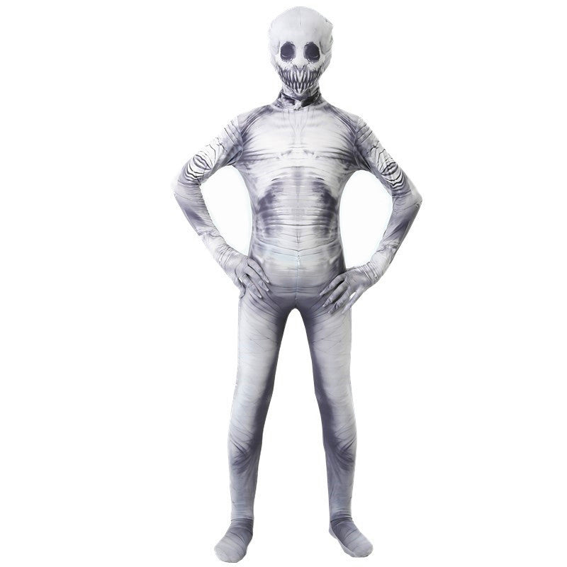 cross-border halloween children's costume cos horror costume jumpsuit zombie costume performance costume props performance costume