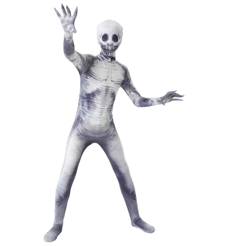 cross-border halloween children's costume cos horror costume jumpsuit zombie costume performance costume props performance costume