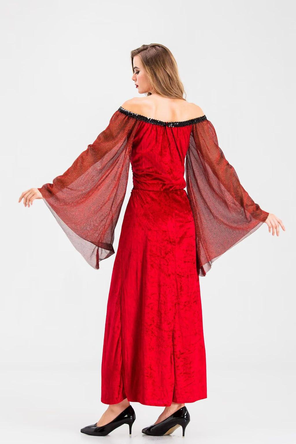Halloween Masquerade Costume Family Vampire Witch Cos Movie Palace Haunted House Event Costume