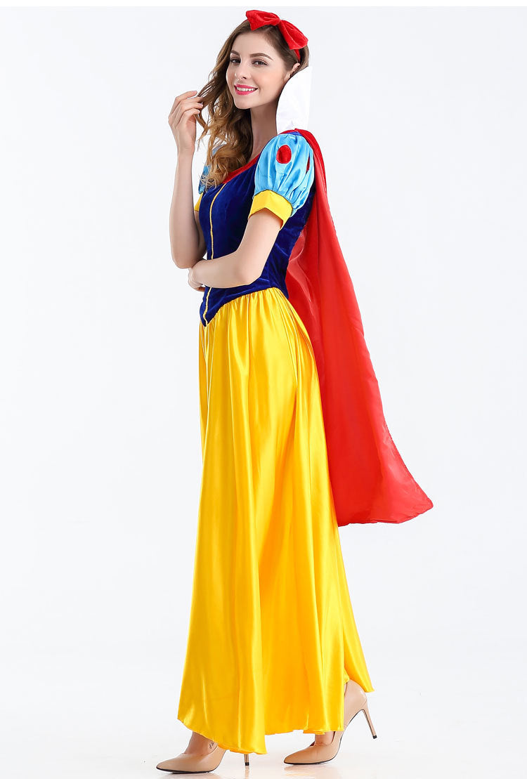 Halloween Adult Snow White Christmas Annual Party Cosplay Queen Cinderella Wedding Dress Costume Wholesale