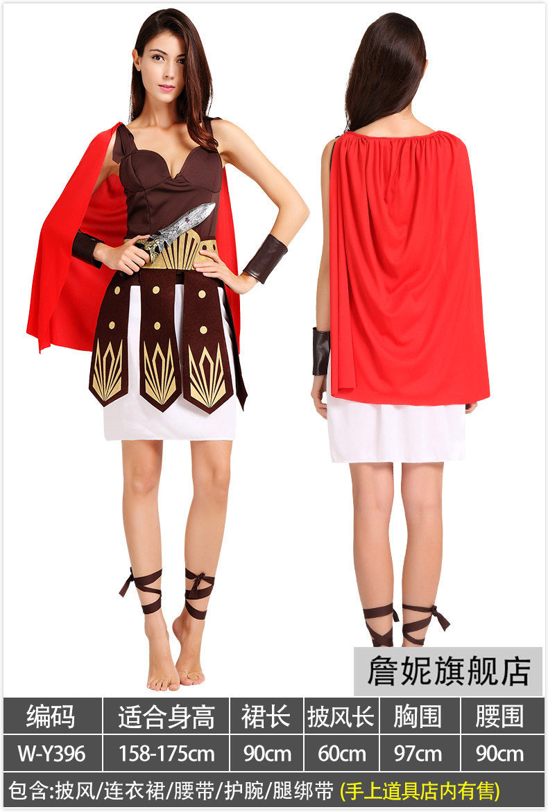 Halloween Children/Adult Medieval Samurai Ancient Roman Spartan Warrior Cross Expedition Army Costume