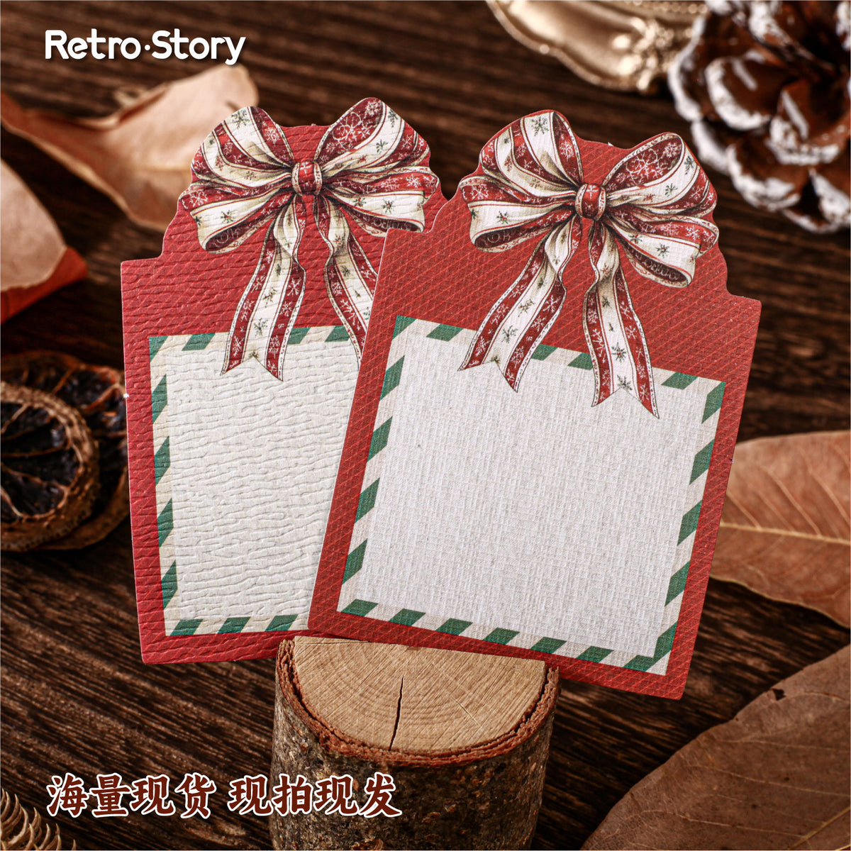 Retrostory Holiday Handwritten Series Creative Gift Material Handbook Background Decorative Stickers 20 Note Stickers