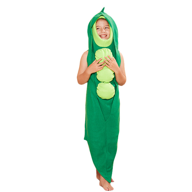 Halloween Carnival Performance Costume Party Stage Cosplay Cosplay Pea One-Piece Sponge Suit