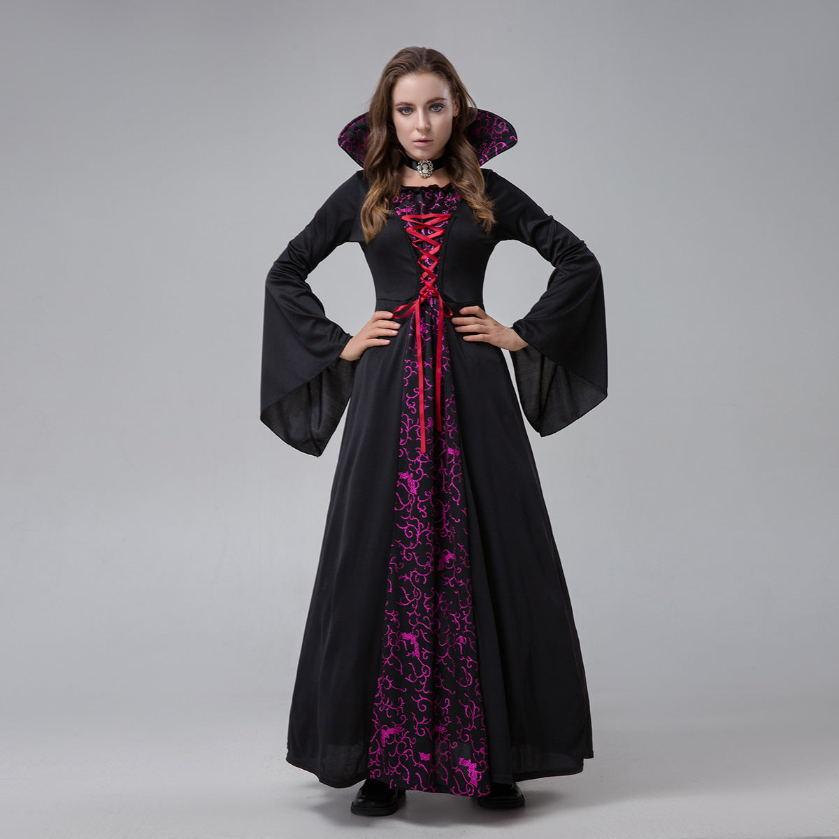 Halloween Masquerade Costume Family Vampire Witch Cos Movie Palace Haunted House Event Costume