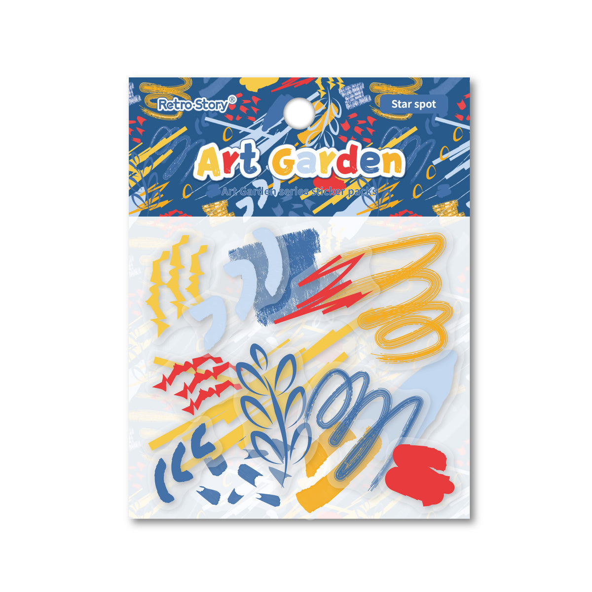 Retrostory Art Park Series DIY Material Collage Creative Handmade Decorative Background Base Journal Stickers