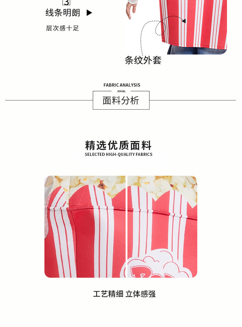 Halloween Cos Dress Doll Dress Cartoon Anime Popcorn Performance Dress