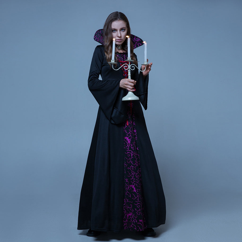 Halloween Masquerade Costume Family Vampire Witch Cos Movie Palace Haunted House Event Costume