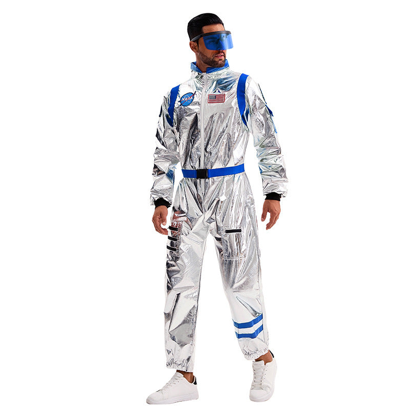 Amazon Cross-Border New Cos Astronaut Costume Halloween Performance Costume for Men and Women Wandering Earth Astronaut Costume