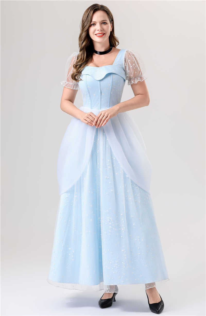 Fairy Princess dress Vicious Queen Sleeping Beauty Cinderella Plays Halloween Stage Performance Evening Costume