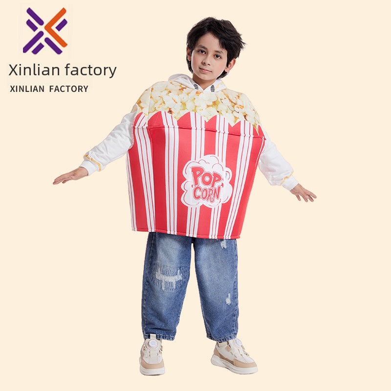 Halloween Cos Dress Doll Dress Cartoon Anime Popcorn Performance Dress