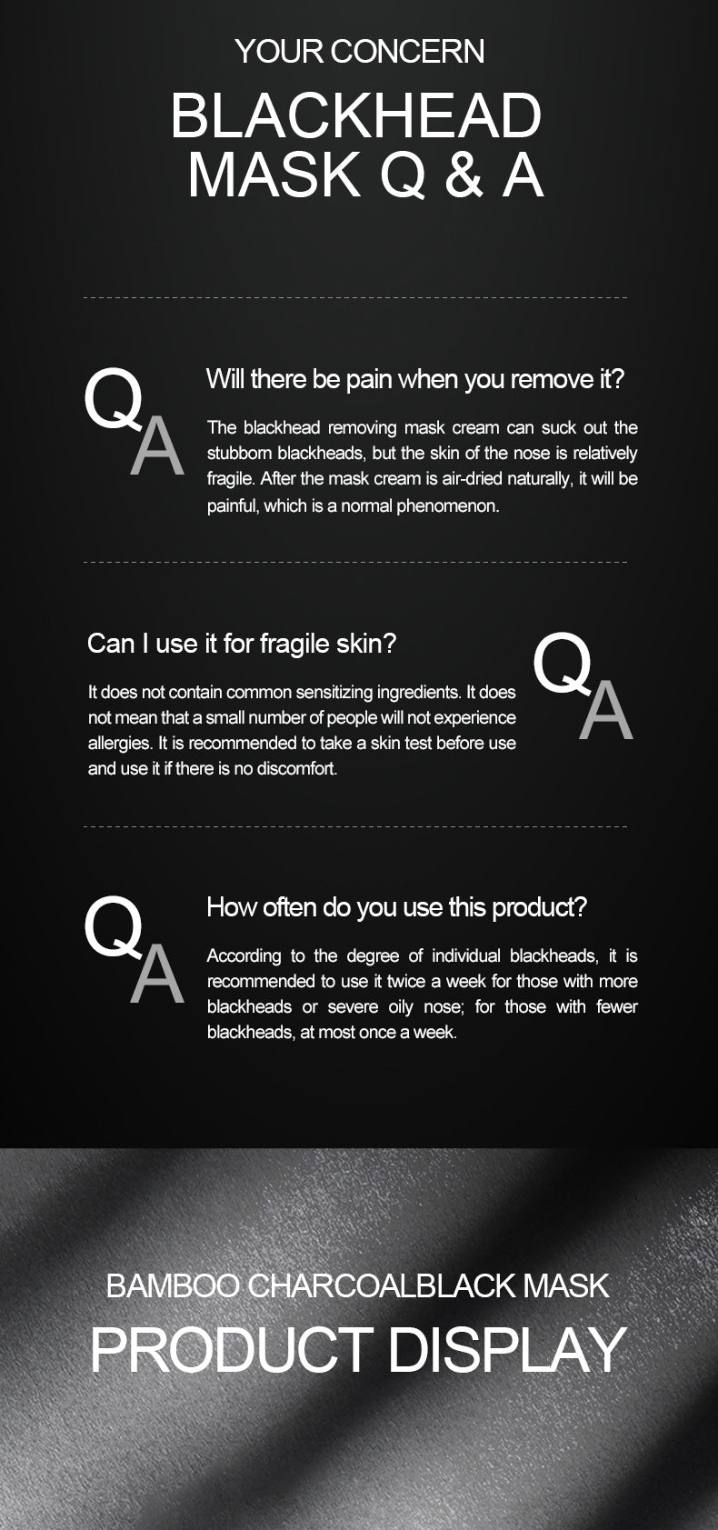 Blackhead Remover Mask Bamboo Charcoal Shrink Pores Acne Black Head Removal Cream Nose Cleansing Black Peel Off Masks Skin Care