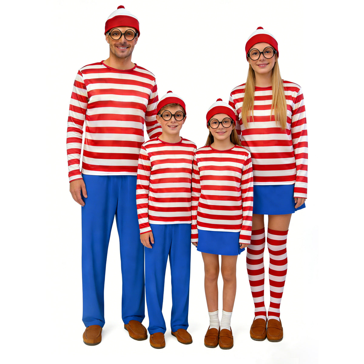 Halloween Costume Smart Wally Where's Wally UK Anime Costume cosplay Couple Costume