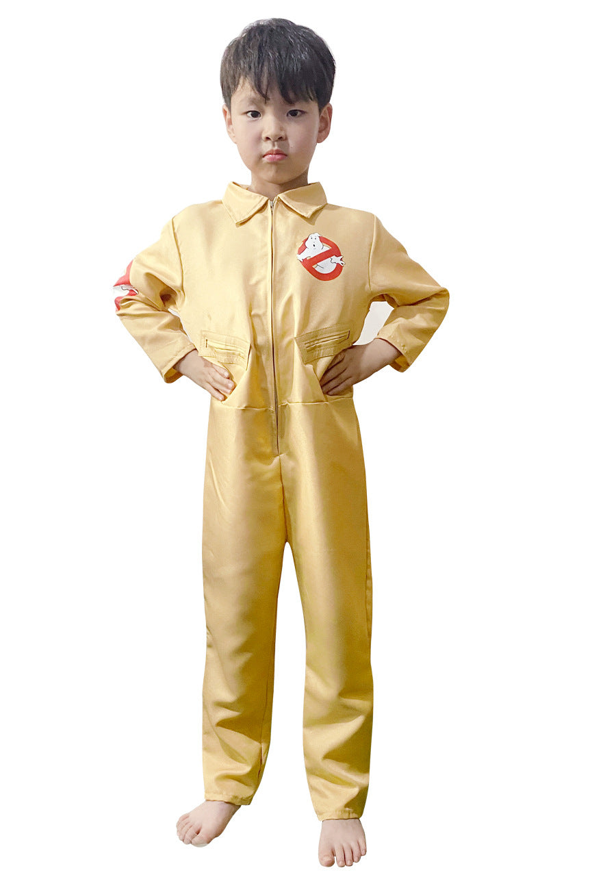 Ghostbusters Uniform Kids Ghostbusters Play Costume cospla Halloween Ghost Hunger Master Costume