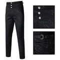 2025 Gothic Trousers Halloween Vampire cosplay Pants Diablo Gothic Jacquard Pants in stock