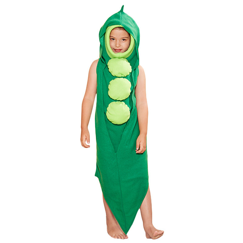 Halloween Carnival Performance Costume Party Stage Cosplay Cosplay Pea One-Piece Sponge Suit