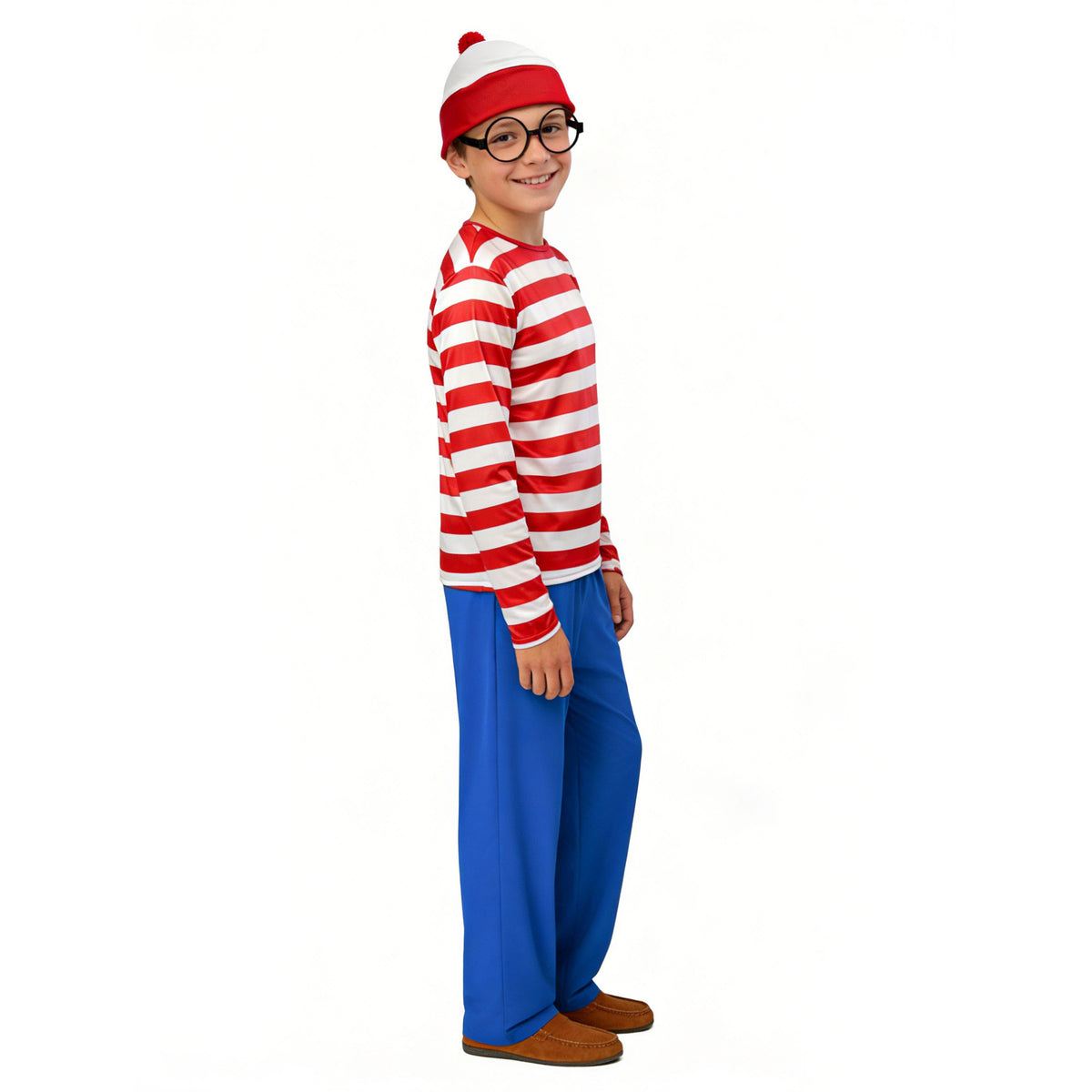 Halloween Costume Smart Wally Where's Wally UK Anime Costume cosplay Couple Costume