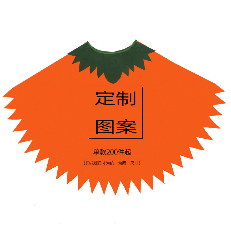 Halloween Costume Luminous Adult Children Pumpkin Cape Shawl Pumpkin Hat suit Cape School Party Dress Up