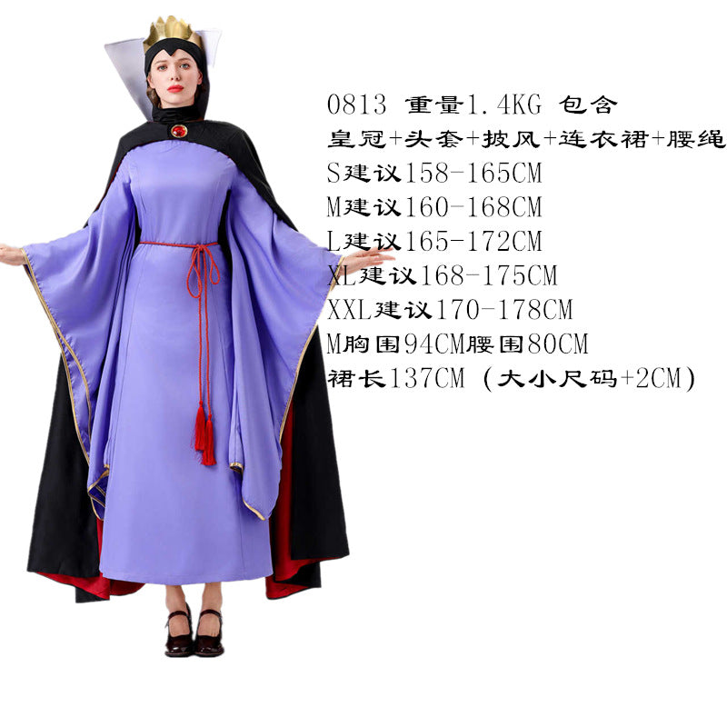 Fairy Princess dress Vicious Queen Sleeping Beauty Cinderella Plays Halloween Stage Performance Evening Costume