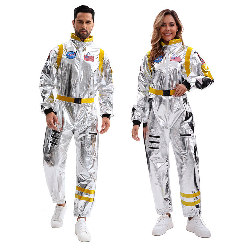 Amazon Cross-Border New Cos Astronaut Costume Halloween Performance Costume for Men and Women Wandering Earth Astronaut Costume