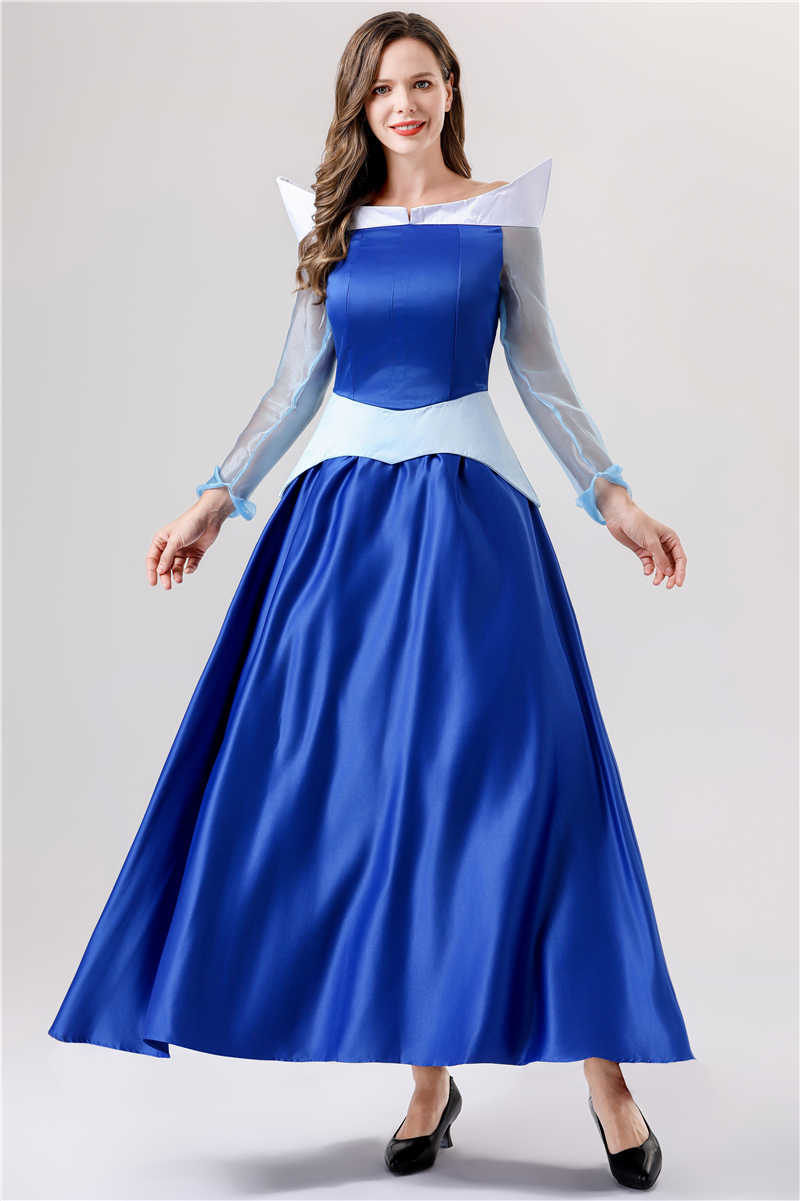Fairy Princess dress Vicious Queen Sleeping Beauty Cinderella Plays Halloween Stage Performance Evening Costume