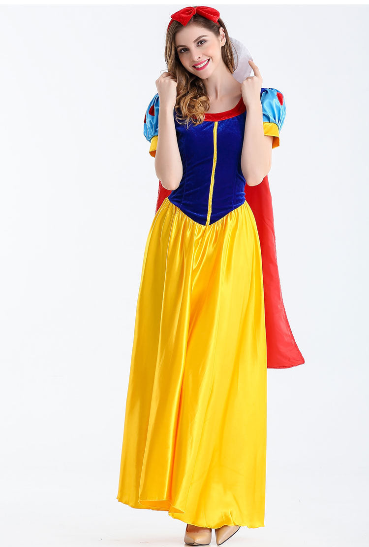 Halloween Adult Snow White Christmas Annual Party Cosplay Queen Cinderella Wedding Dress Costume Wholesale