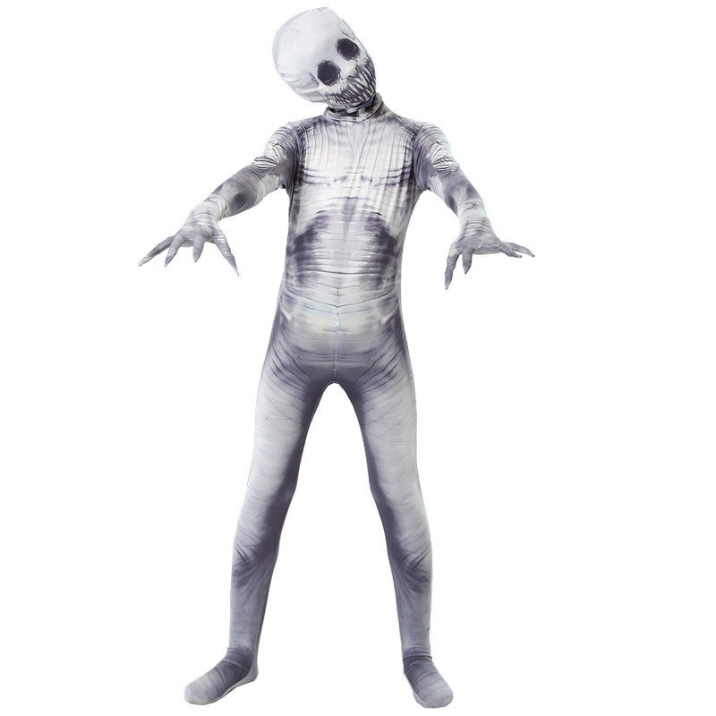 cross-border halloween children's costume cos horror costume jumpsuit zombie costume performance costume props performance costume