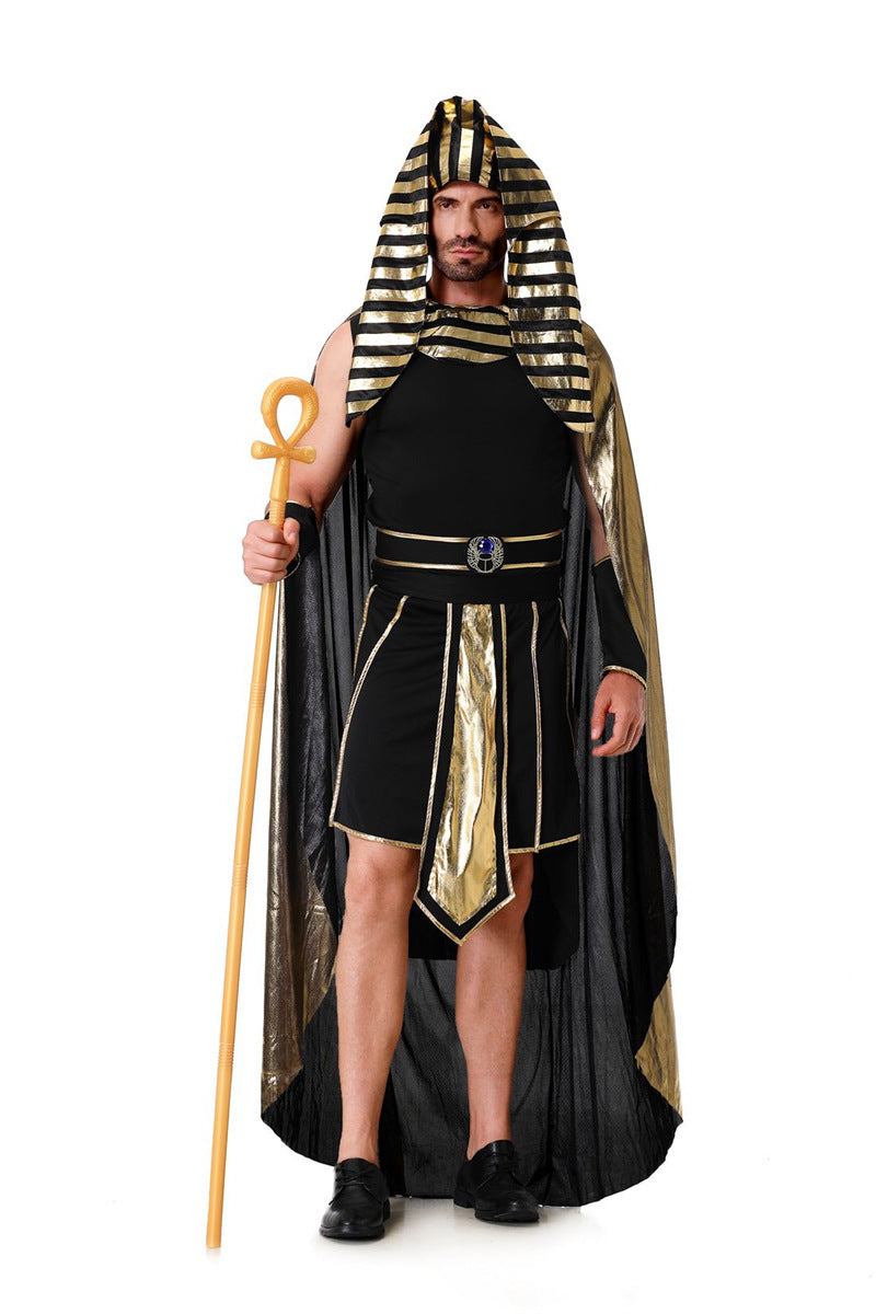 Adult Couple Cleopatra Goddess Pharaoh Masquerade Party Clothes cosplay Halloween Costumes