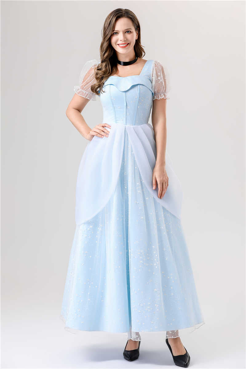 Fairy Princess dress Vicious Queen Sleeping Beauty Cinderella Plays Halloween Stage Performance Evening Costume