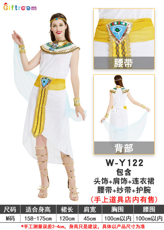 Children's Day Egyptian Pharaoh Costumes, Male and Female Princess Costumes, Ancient Greek Costumes, Prince Nile