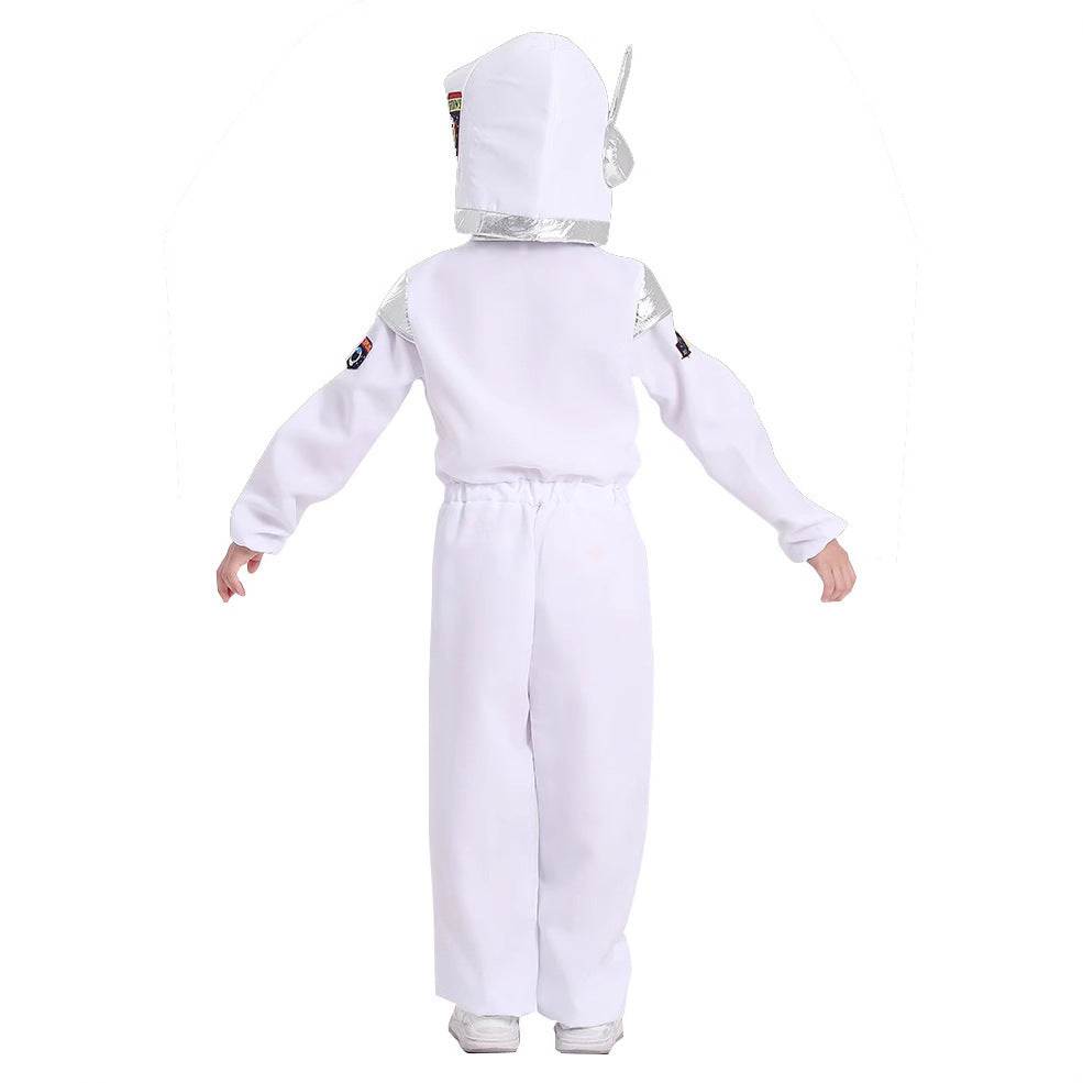 Halloween Costume Kids Space Suit Stage Performance Costume Holiday Party Carnival Play Astronaut Flight Costume