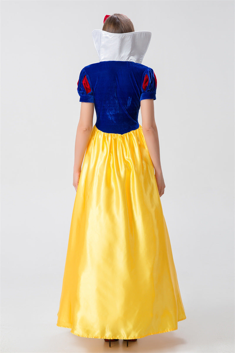 Halloween Adult Snow White Christmas Annual Party Cosplay Queen Cinderella Wedding Dress Costume Wholesale