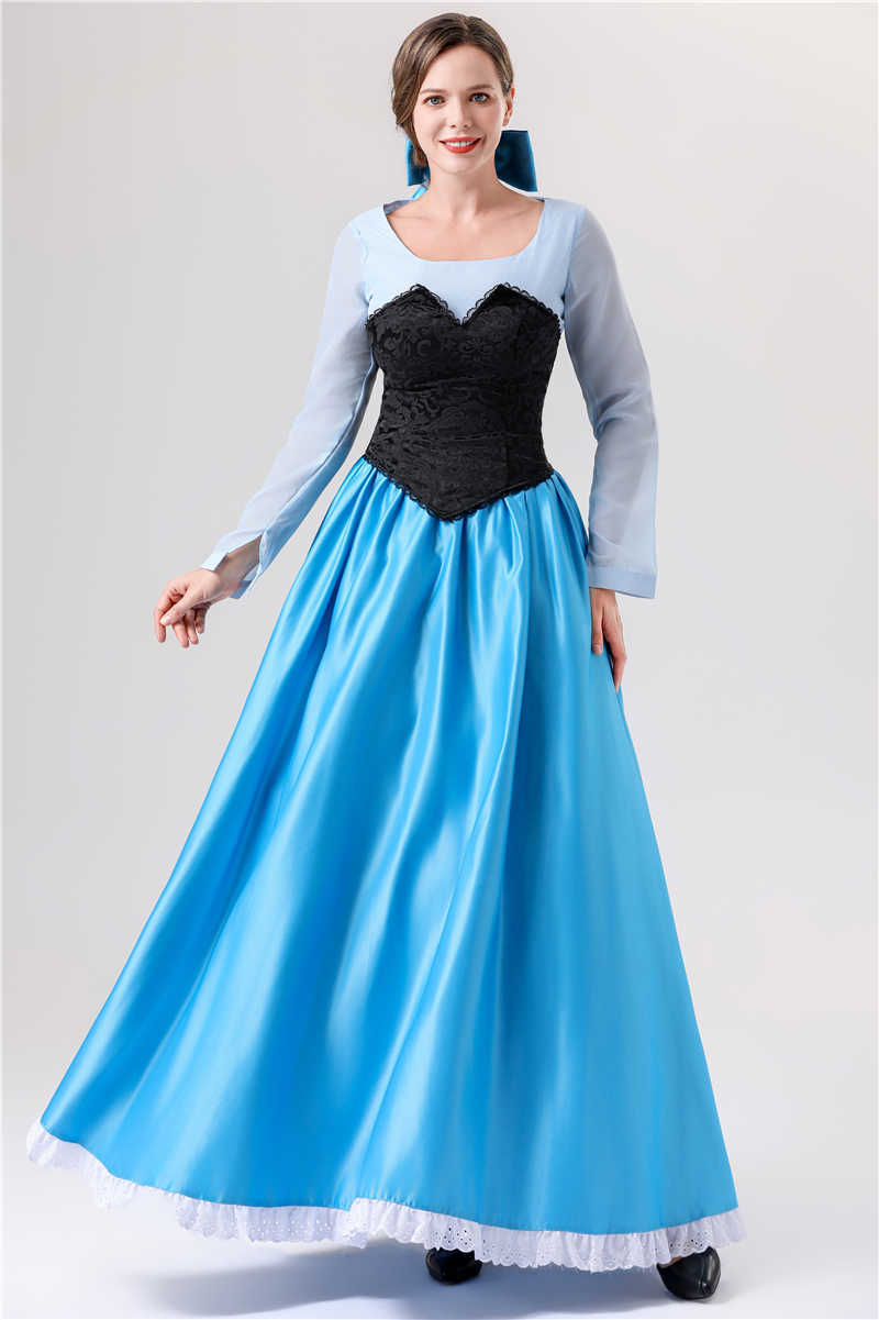 Fairy Princess dress Vicious Queen Sleeping Beauty Cinderella Plays Halloween Stage Performance Evening Costume
