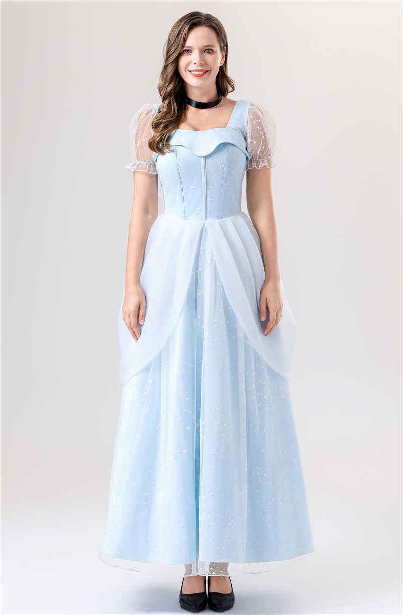 Fairy Princess dress Vicious Queen Sleeping Beauty Cinderella Plays Halloween Stage Performance Evening Costume