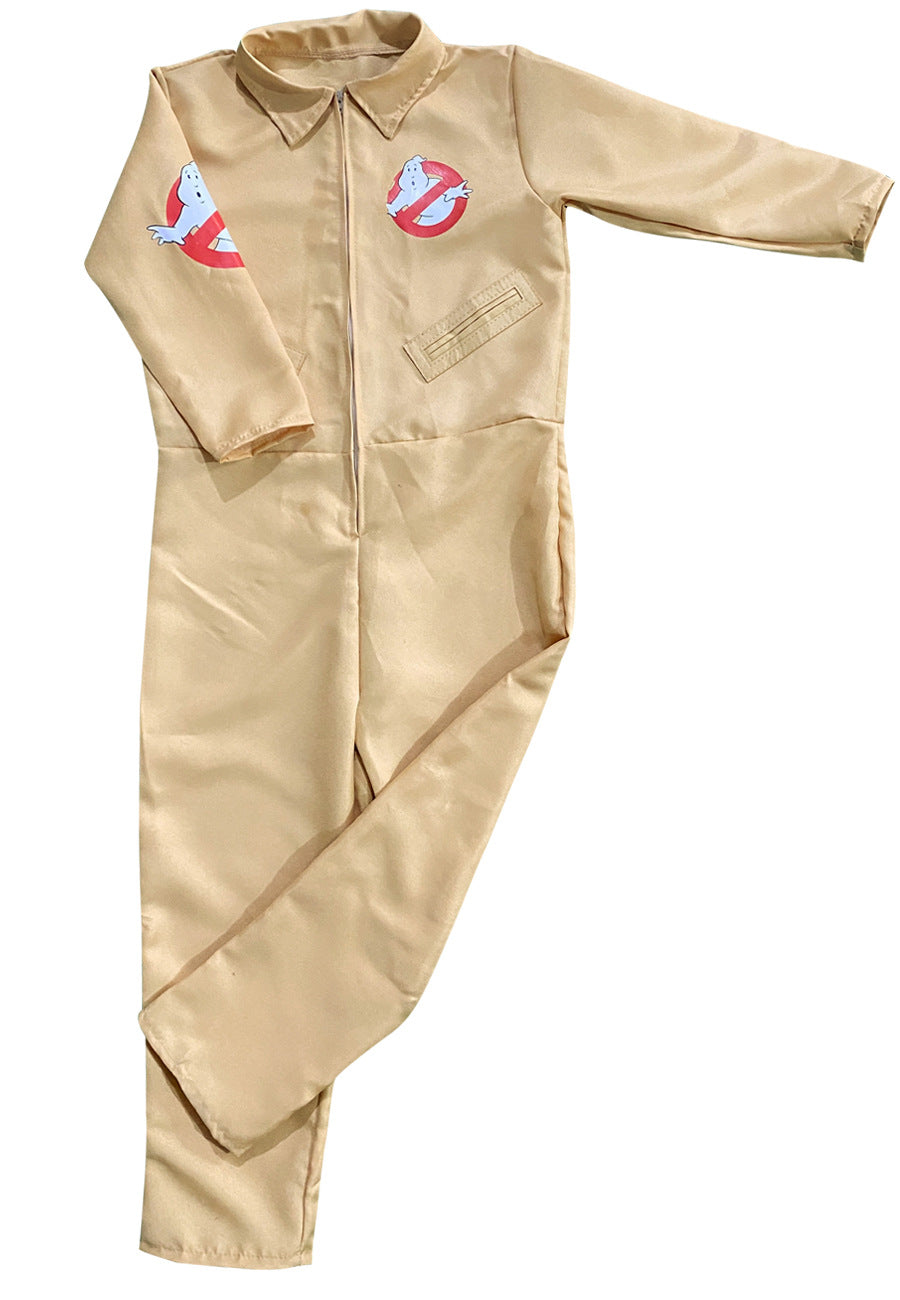 Ghostbusters Uniform Kids Ghostbusters Play Costume cospla Halloween Ghost Hunger Master Costume
