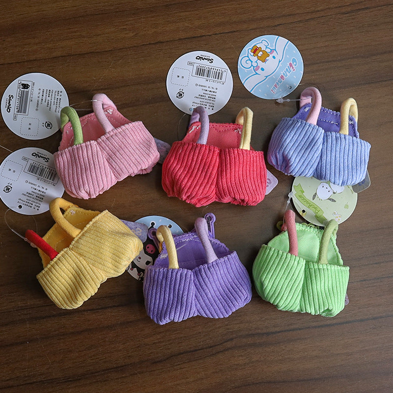 Hot Sanrio For Labubu Series Clothing V1 V2 V3 Toys Cartoon Cute Kuromi Melody Pendant Clothing Doll Fashion Accessories Gift