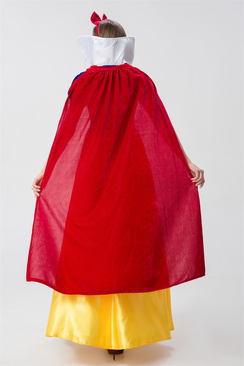 Halloween Adult Snow White Christmas Annual Party Cosplay Queen Cinderella Wedding Dress Costume Wholesale