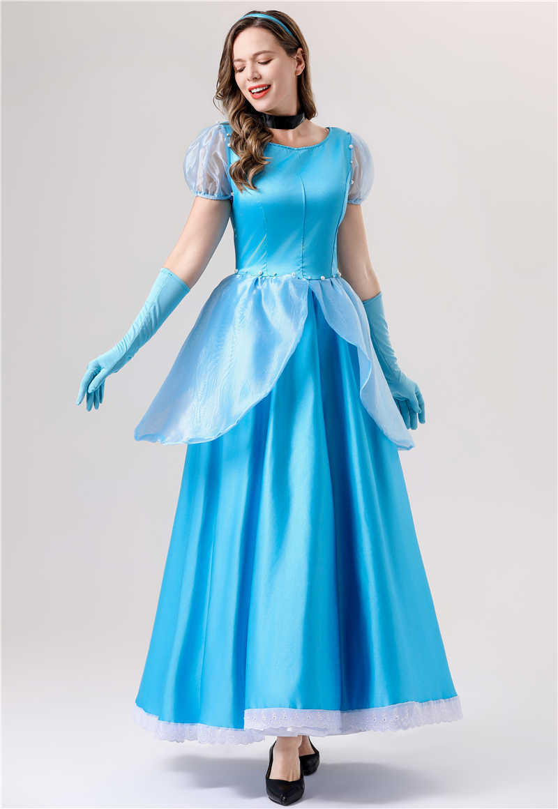 Fairy Princess dress Vicious Queen Sleeping Beauty Cinderella Plays Halloween Stage Performance Evening Costume