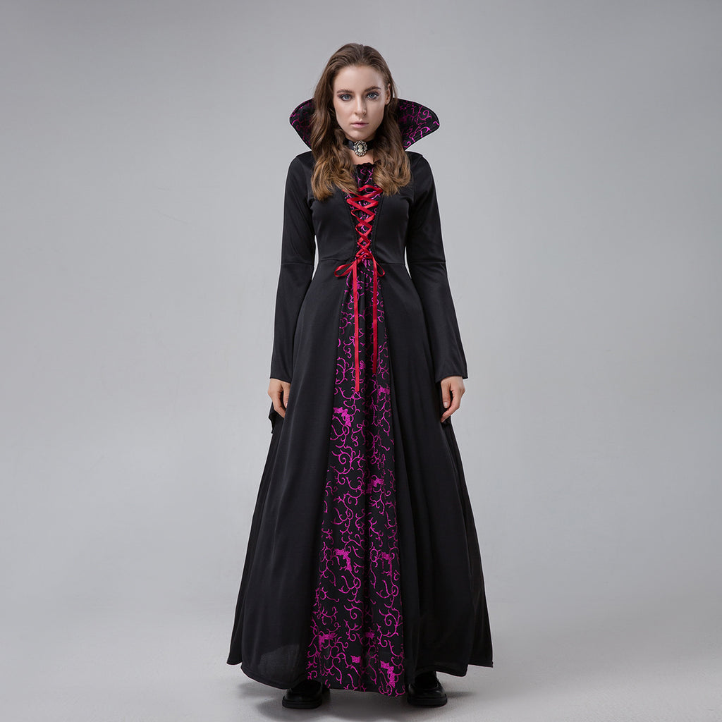 Halloween Masquerade Costume Family Vampire Witch Cos Movie Palace Haunted House Event Costume